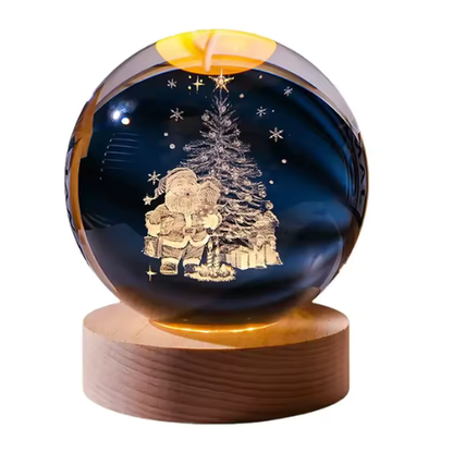 Esfera 3D con Luz LED Navideña