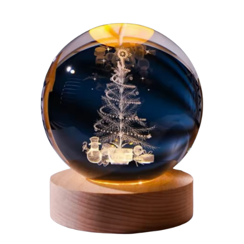 Esfera 3D con Luz LED Navideña